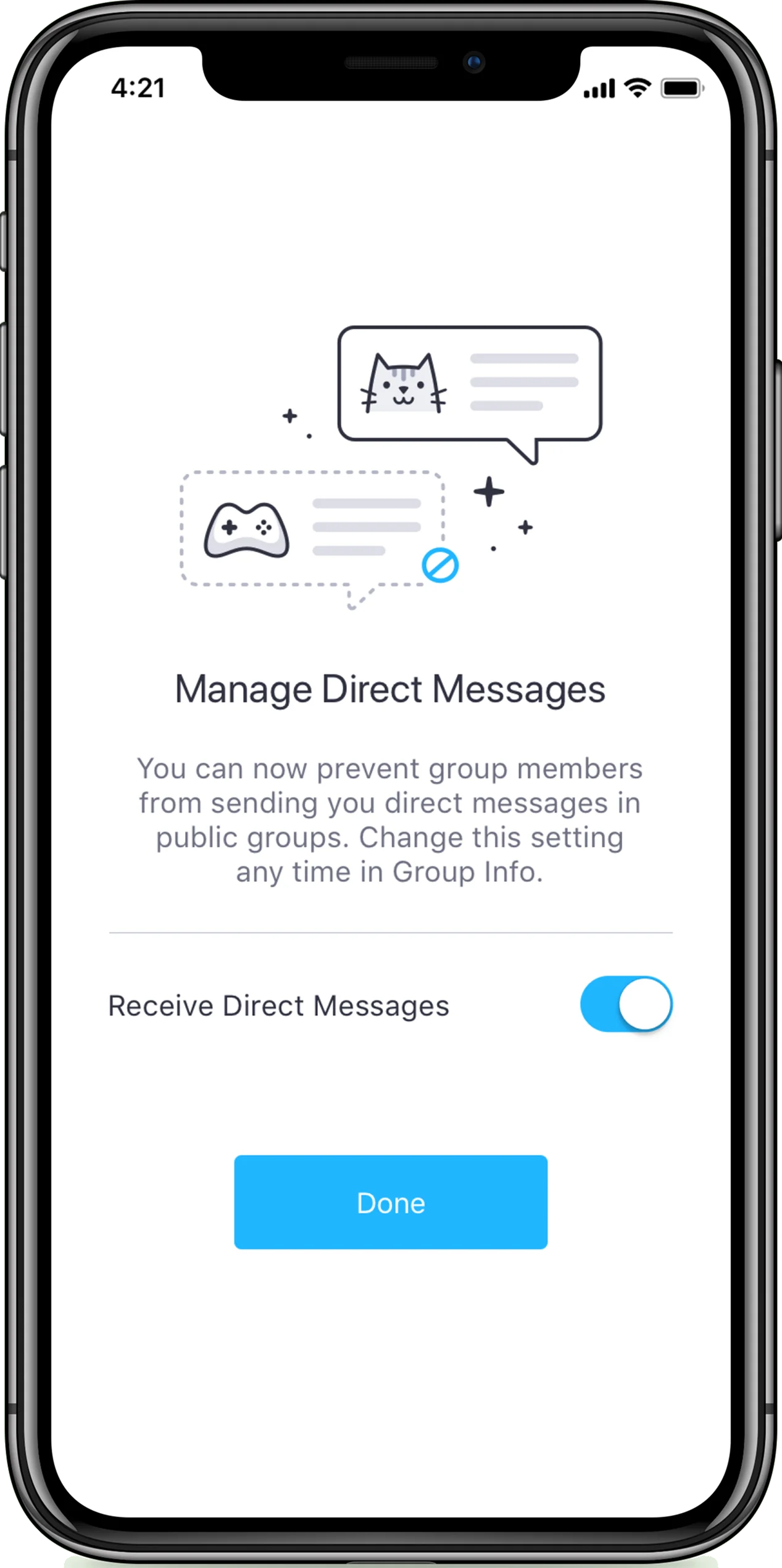 Kik — Privacy Controls